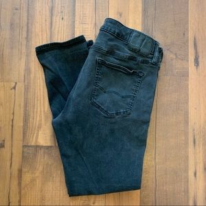 AEO Men’s Black Skinny Jeans 36x30
